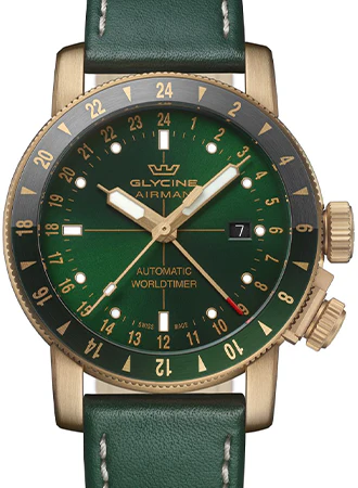 Airman 44 GMT Bronze Green Ref. GL0550