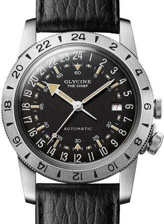 Airman “The Chief” Purist Black - Leather Ref. GL0469