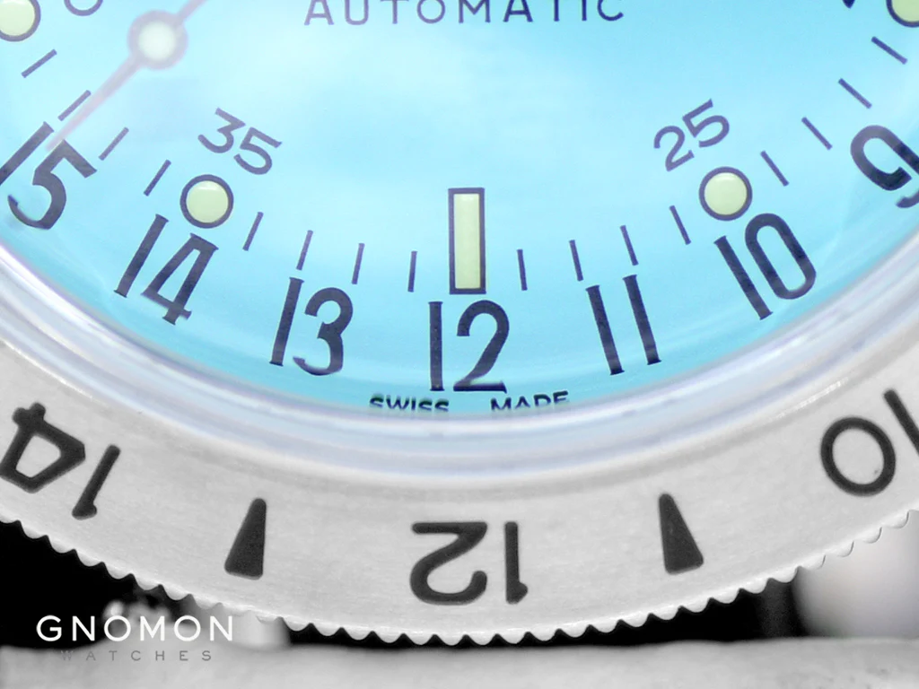 Airman Vintage Pastel Blue Purist 36mm Ref. GL0489 - Image 3