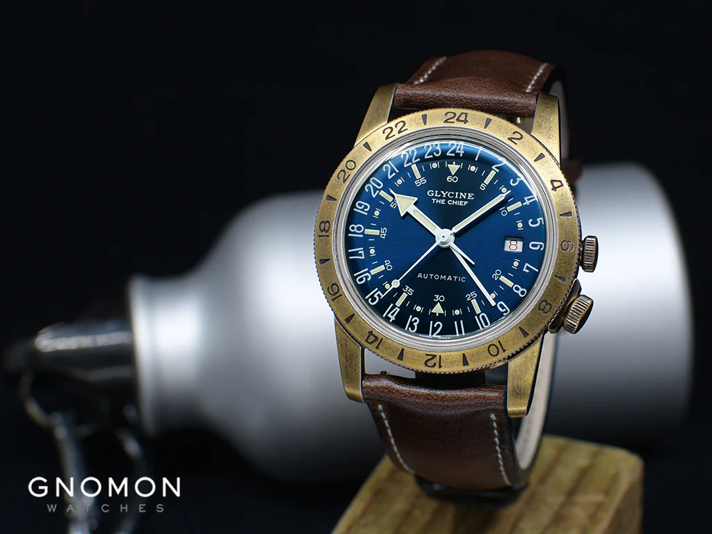 Airman Vintage "The Chief" GMT Aged Blue Ref. GL0308 - Image 2
