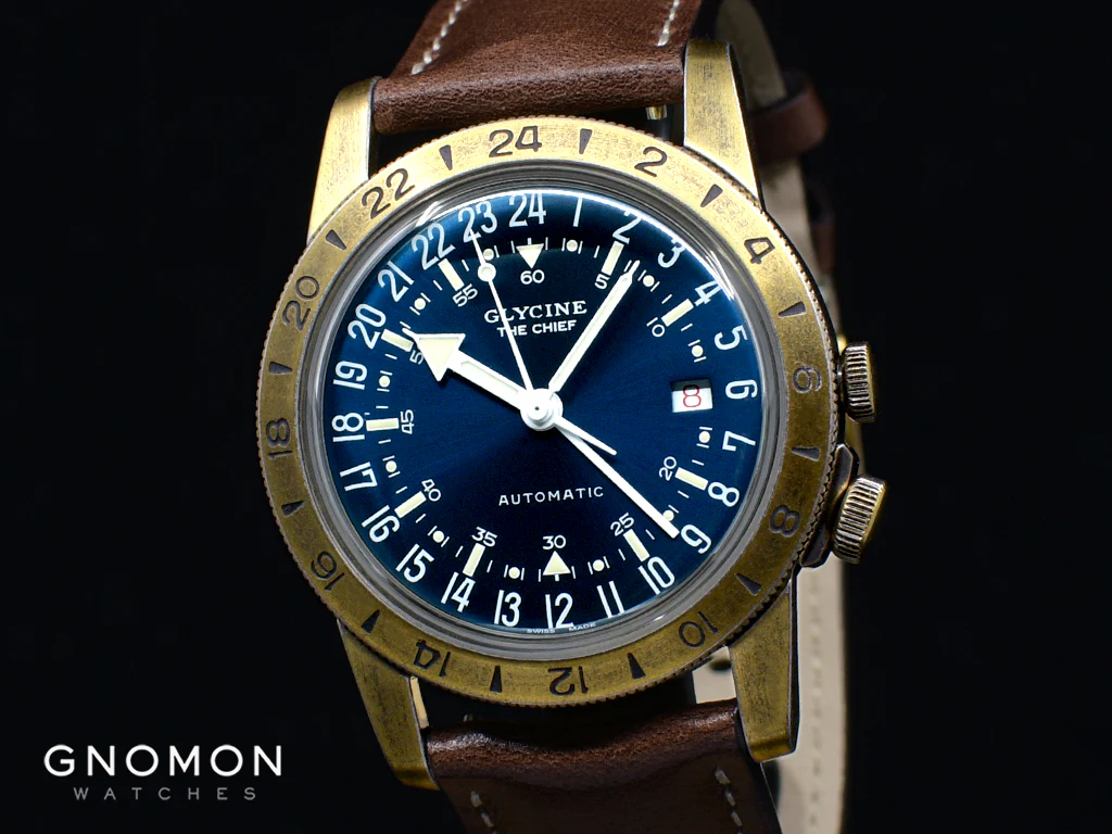 Airman Vintage "The Chief" GMT Aged Blue Ref. GL0308 - Image 5