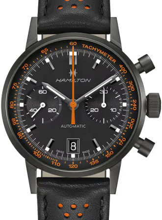 American Classic Intra-matic Auto Chrono Blackout Orange Ref. H38446732