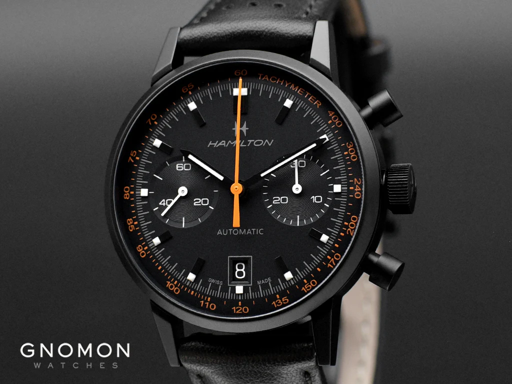 American Classic Intra-matic Auto Chrono Blackout Orange Ref. H38446732 - Image 5