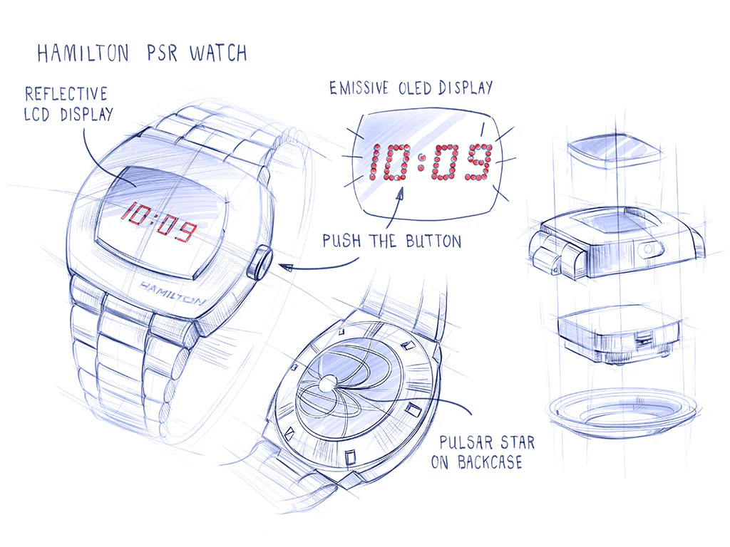 American Classic PSR Digital Quartz Steel Ref. H52414130 - Image 14