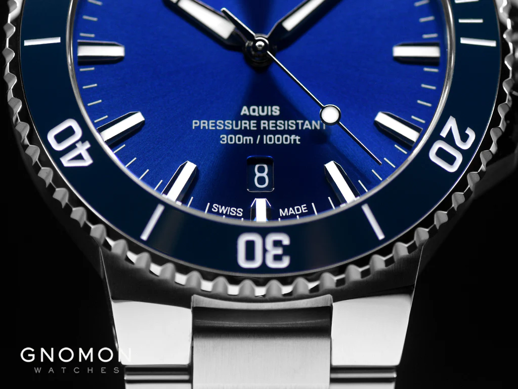 Aquis Date 41.5mm Blue - Bracelet Ref. 01 733 7787 4135-07 8 22 04PEB - Image 3