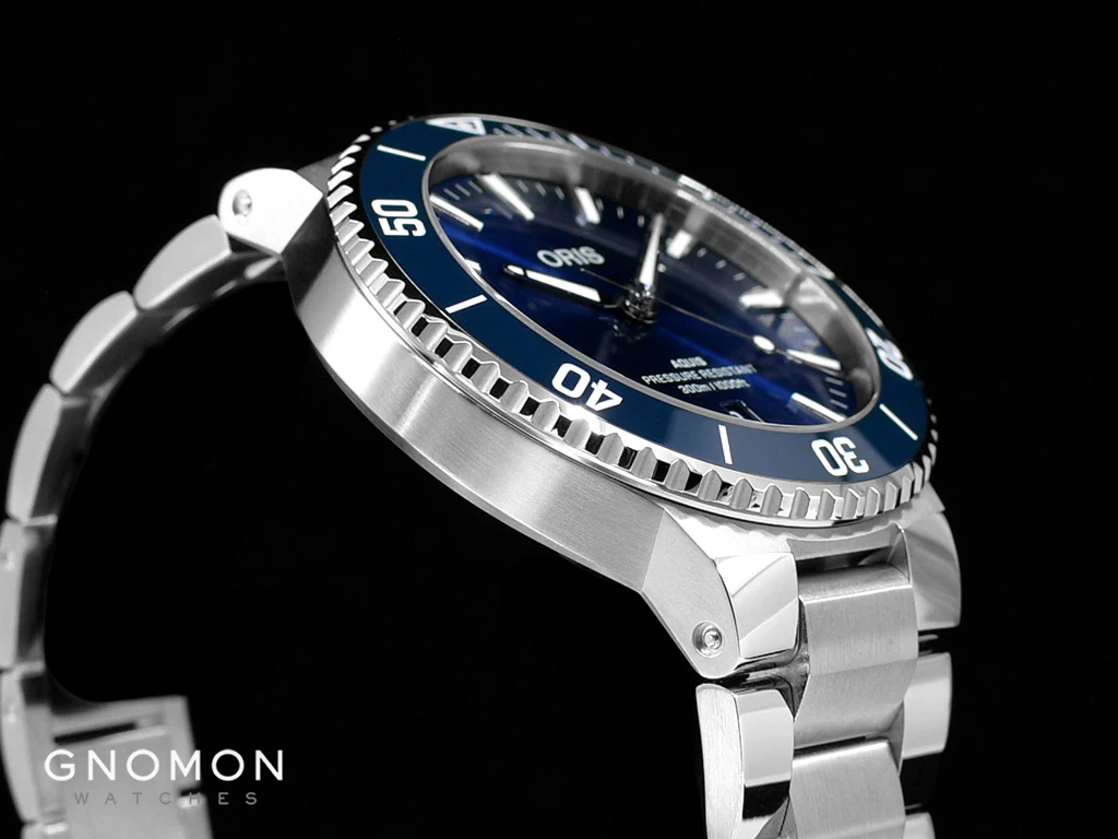 Aquis Date 41.5mm Blue - Bracelet Ref. 01 733 7787 4135-07 8 22 04PEB - Image 8