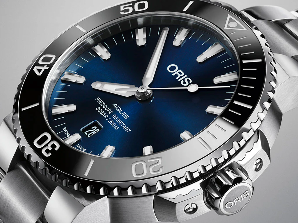 Aquis Date 39.5mm Blue - Rubber Ref. 01 733 7732 4135-07 4 21 64FC - Image 6