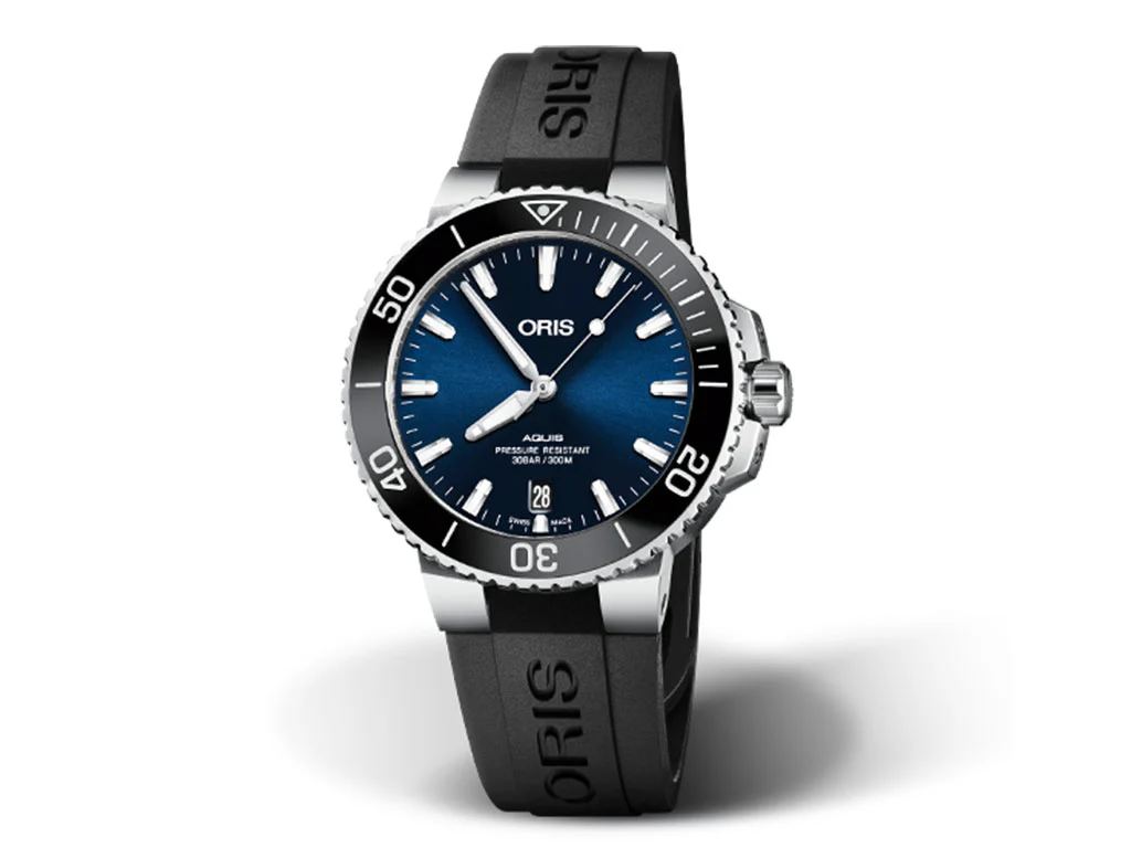 Aquis Date 39.5mm Blue - Rubber Ref. 01 733 7732 4135-07 4 21 64FC - Image 8
