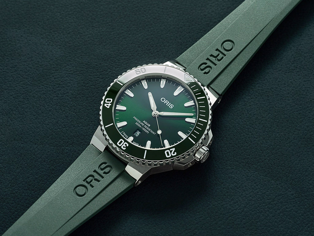 Aquis Date 43.5mm Green - Rubber Ref. 01 733 7789 4157-07 4 23 37FC - Image 2
