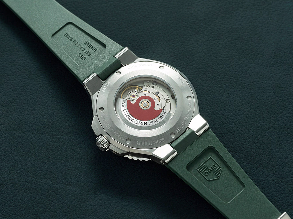 Aquis Date 43.5mm Green - Rubber Ref. 01 733 7789 4157-07 4 23 37FC - Image 6