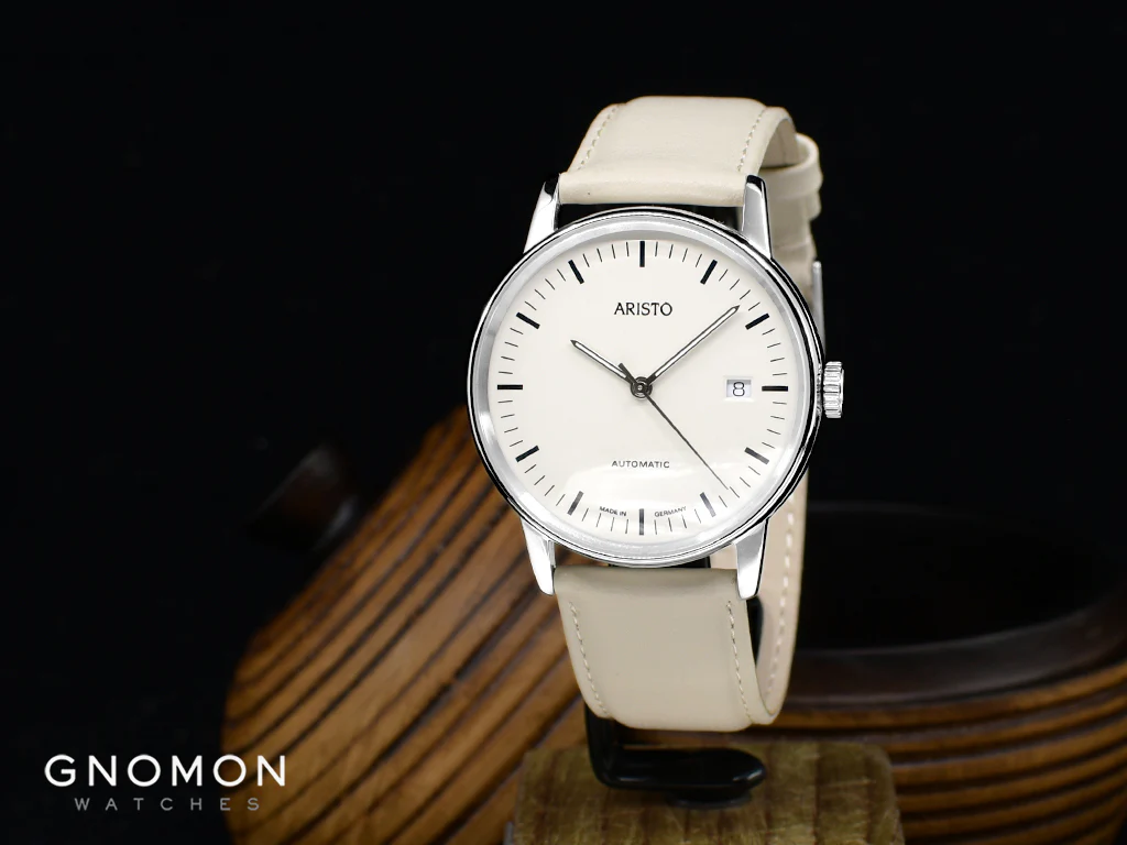 Bauhaus 38 Creme Automatic 4H240-L - Sapphire - Image 2