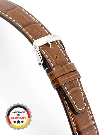 Boston - Cognac - Alligator Grained