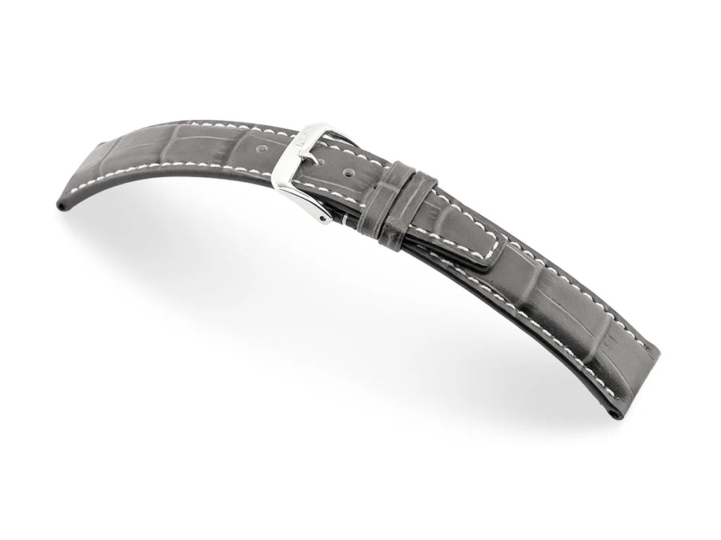 Boston - Stone Grey - Alligator Grained - Image 2