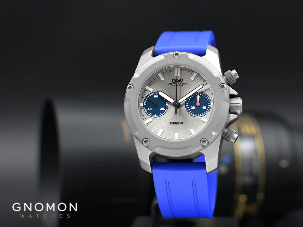 Centauro Chronograph Silver Blue - Image 3