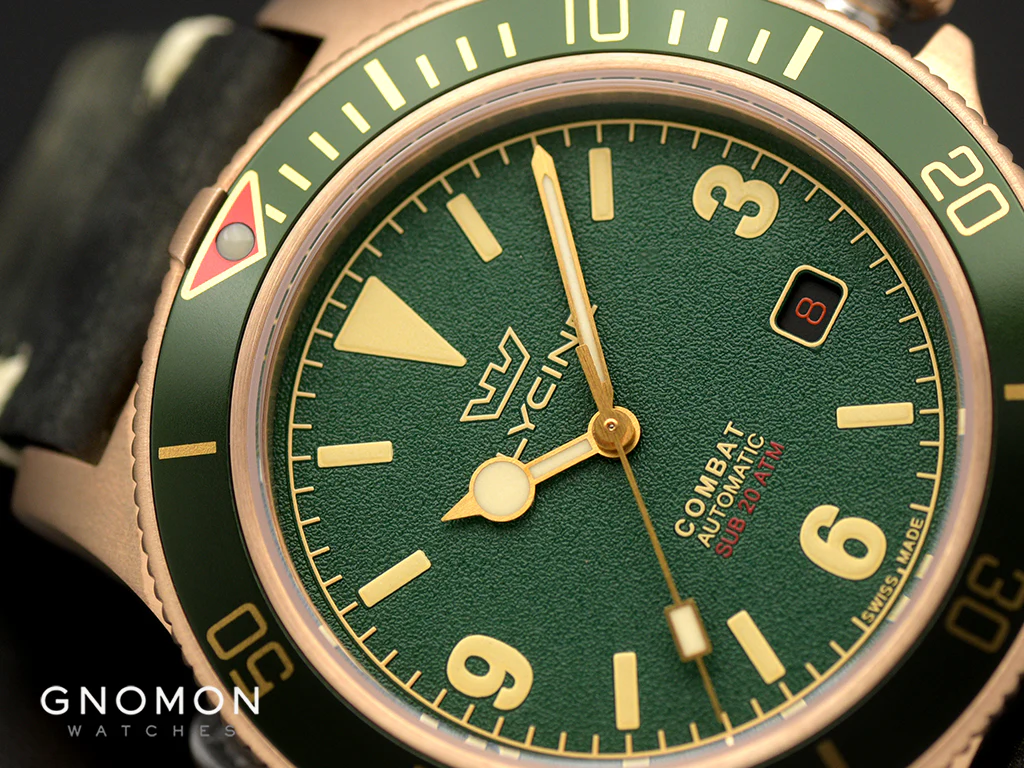 Combat SUB 42 Bronze Vintage Green Ref. GL0482 - Image 4