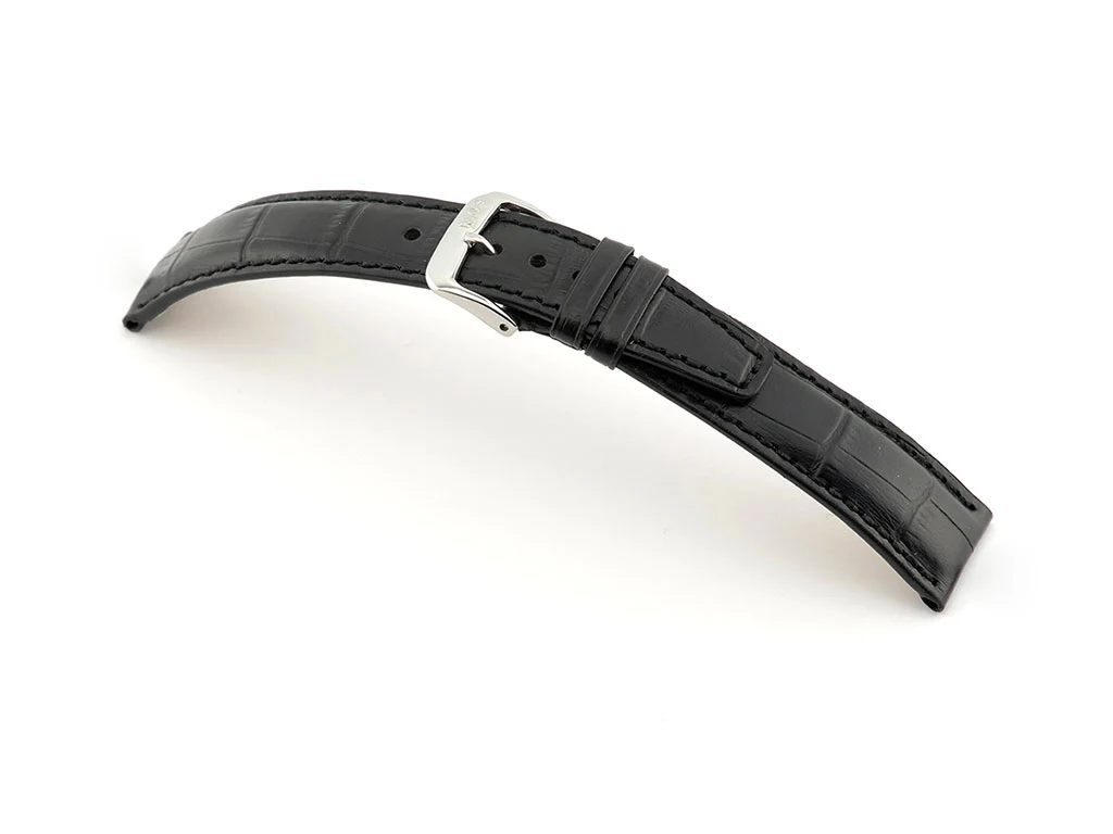 Dallas - Black - Alligator Grained - Image 2