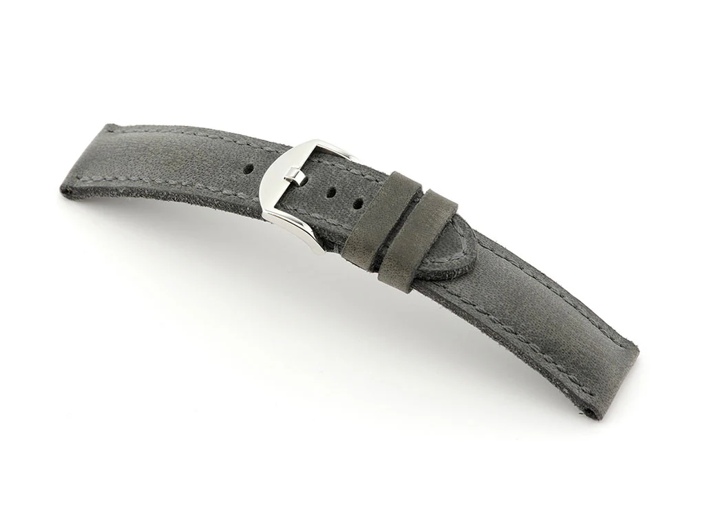 Derby - Stone Grey - Vintage Leather - Image 2