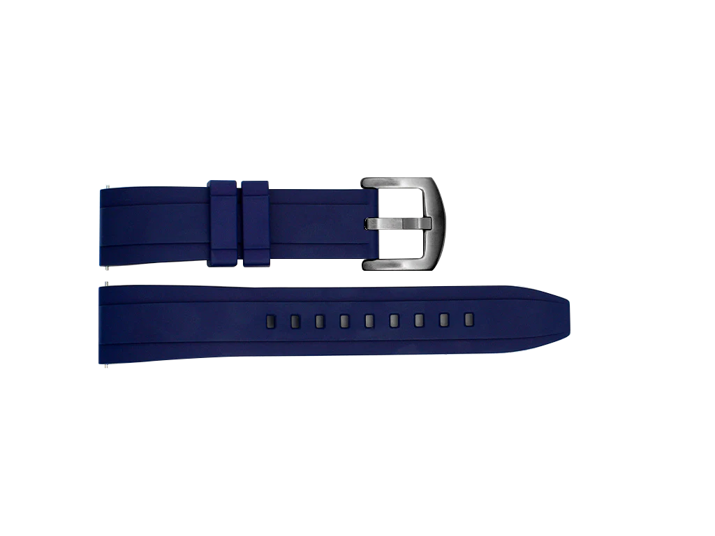 Dievas Blue Curved FKM Rubber Strap - Image 2