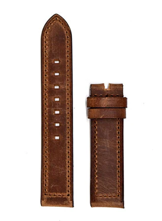 Evant Distressed Brown Leather Strap