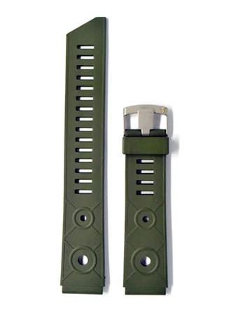 Evant Military Green Pacific Rubber Strap
