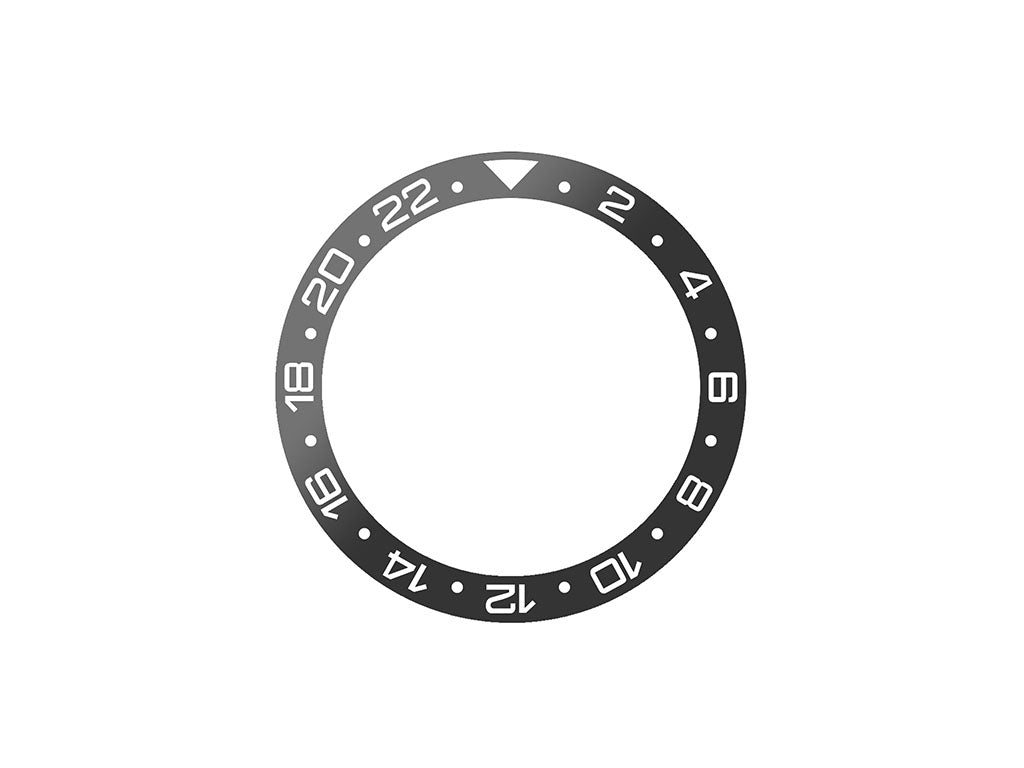 GMT Style Ceramic Bezel Insert Black - Image 2