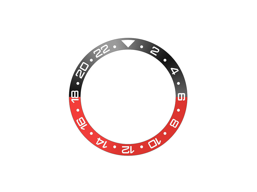 GMT Style Ceramic Bezel Insert Black/Red (Coke) - Image 2