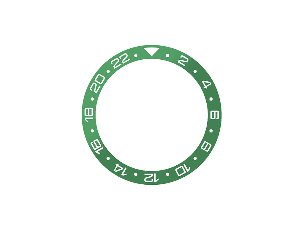 GMT Style Ceramic Bezel Insert Green - Image 2