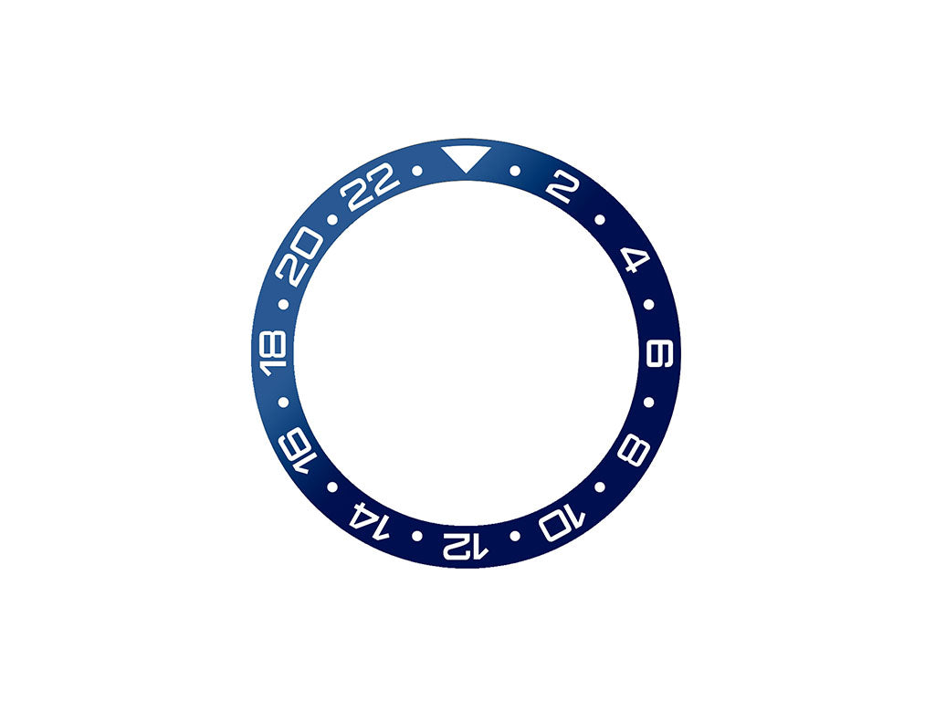 GMT Style Ceramic Bezel Insert Navy Blue - Image 2
