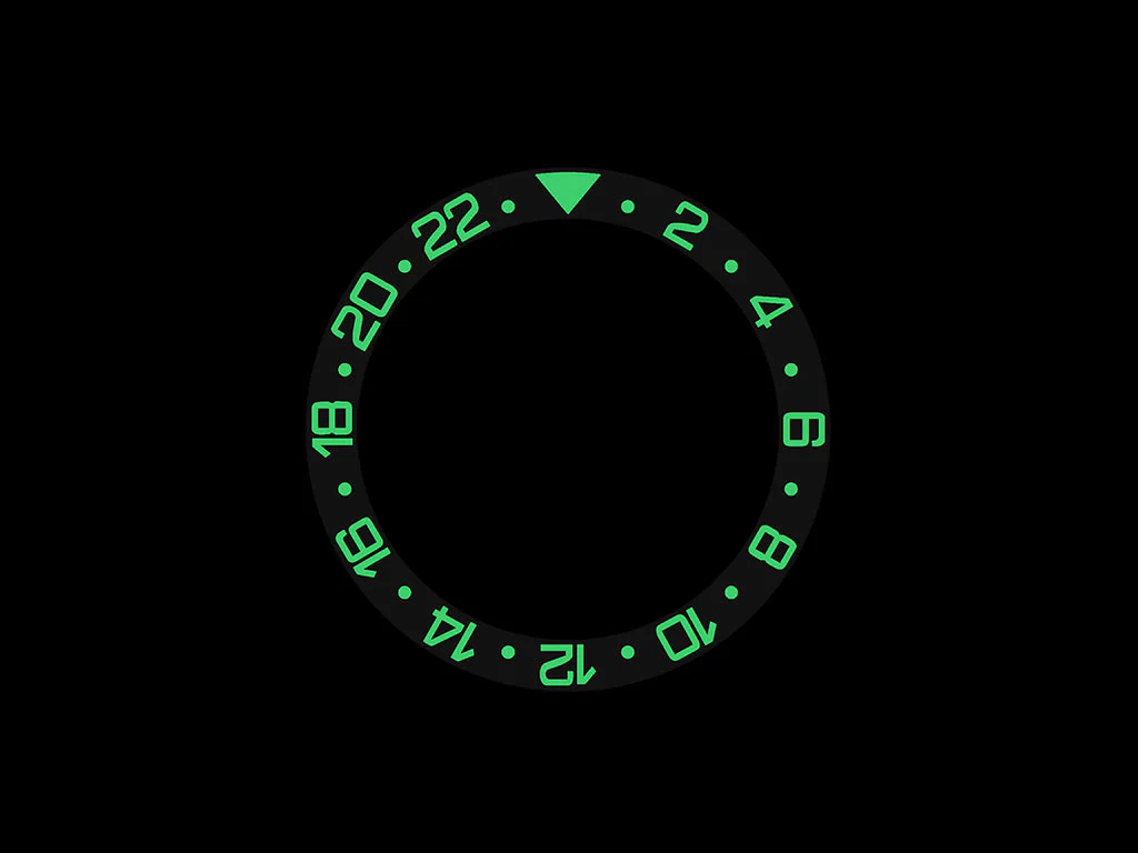 GMT Style Ceramic Bezel Insert White - Image 3