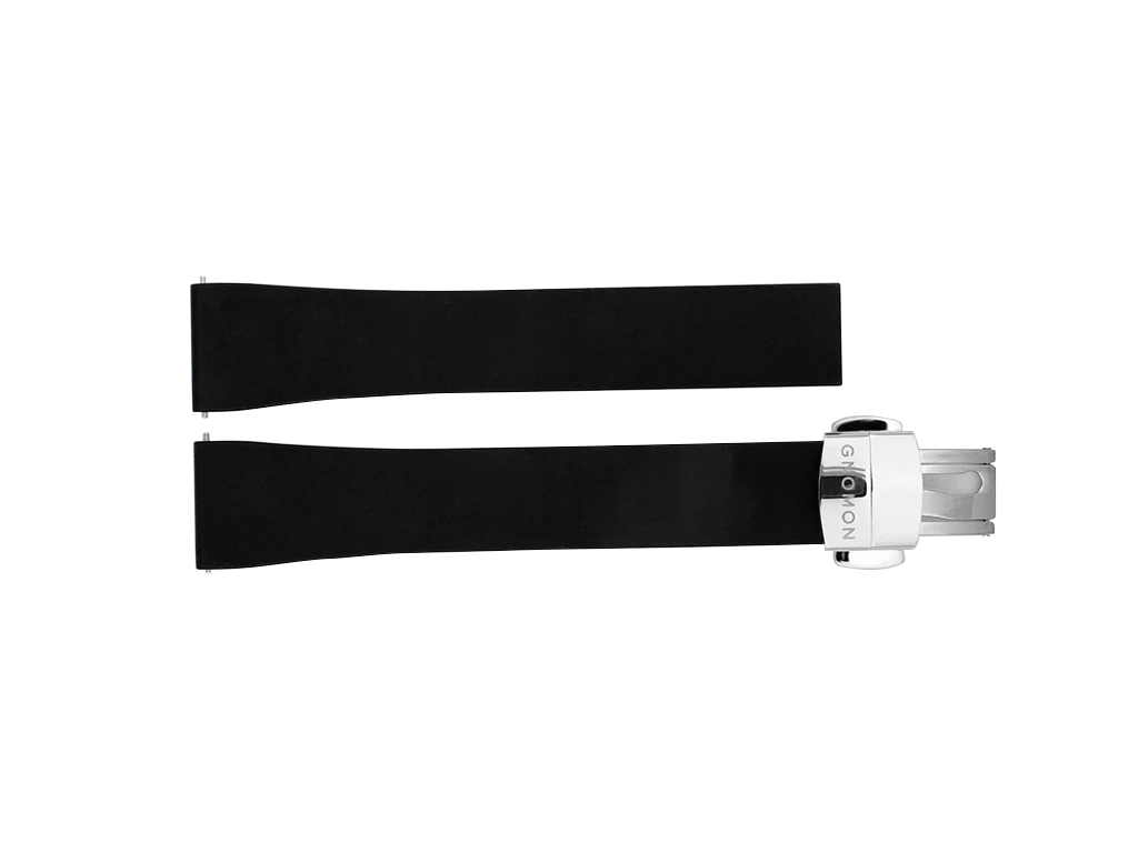 Gnomon FKM Pure Rubber Strap Black - Image 2