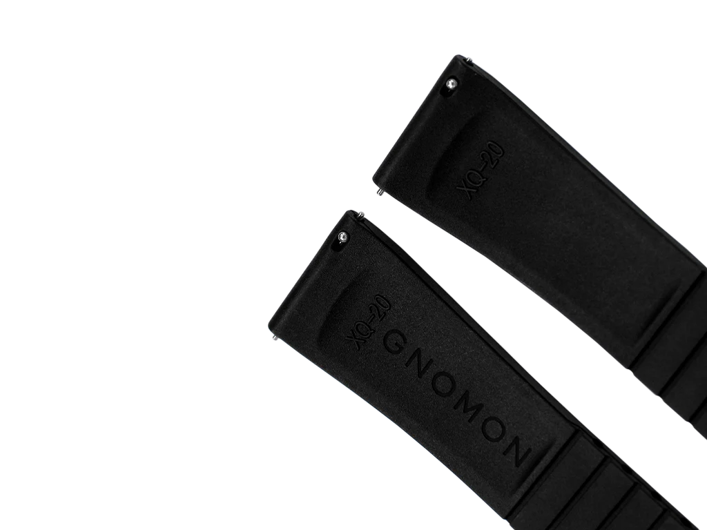 Gnomon FKM Pure Rubber Strap Black - Image 5