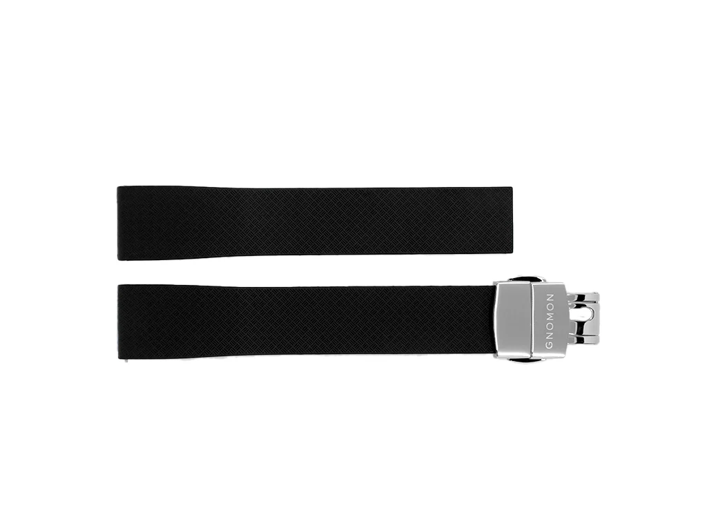 Gnomon FKM Sport Rubber Strap Black - Image 2