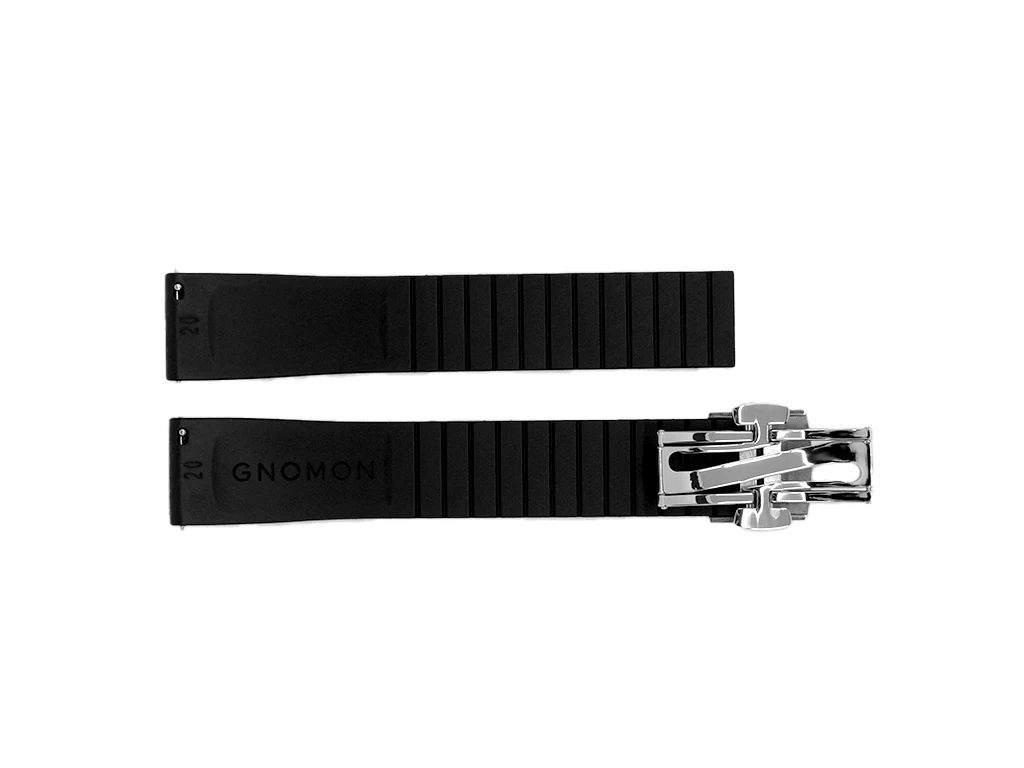 Gnomon FKM Sport Rubber Strap Black - Image 3