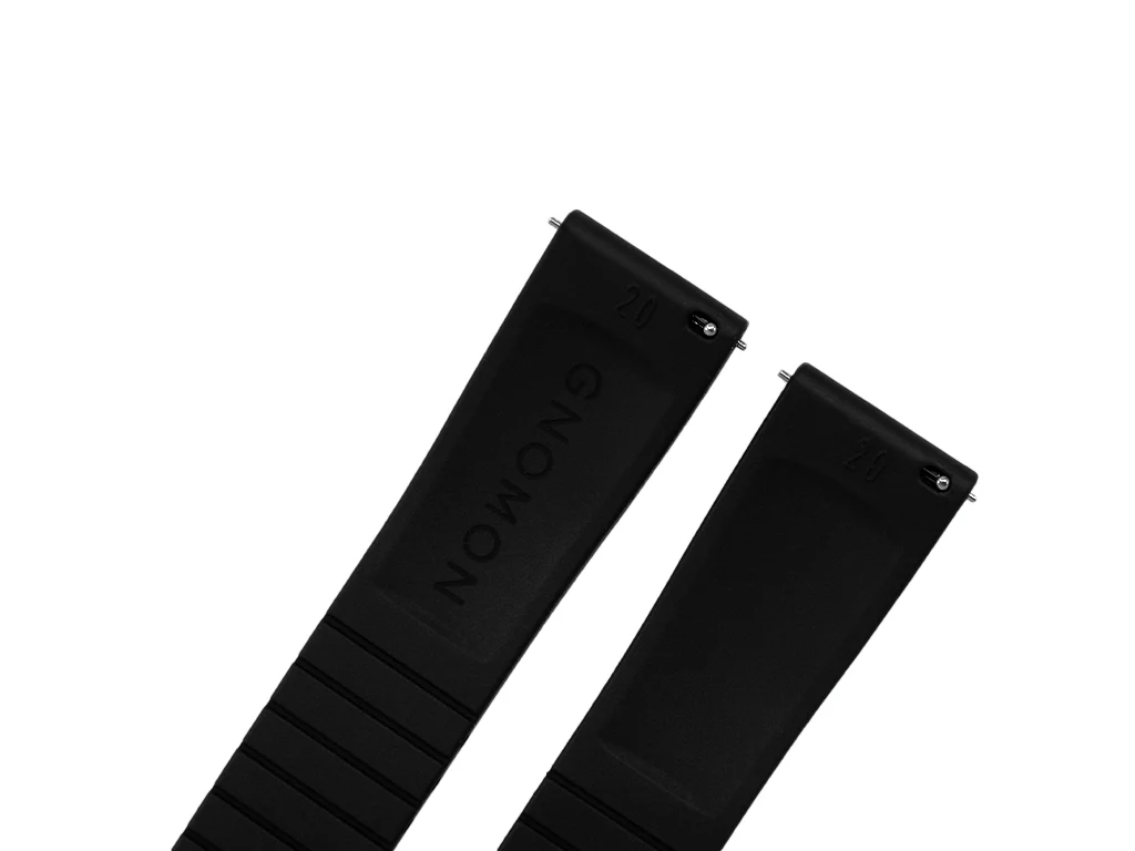 Gnomon FKM Sport Rubber Strap Black - Image 4