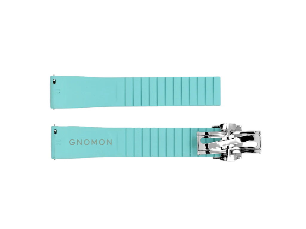 Gnomon FKM Sport Rubber Strap Turquoise - Image 3