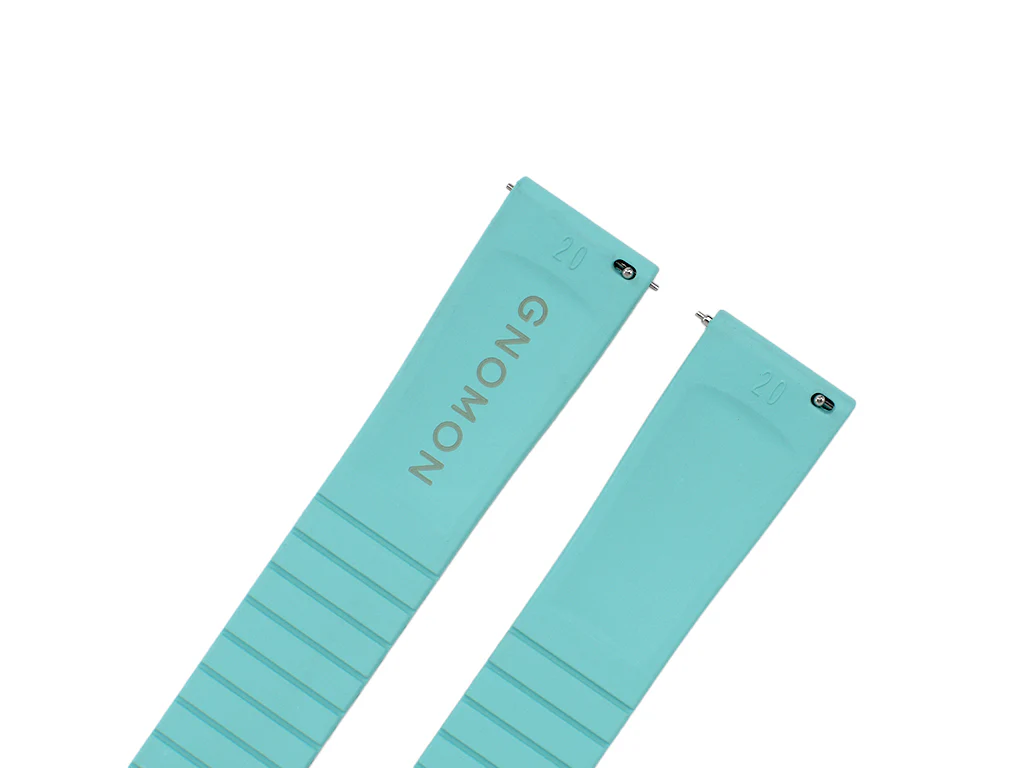 Gnomon FKM Sport Rubber Strap Turquoise - Image 4