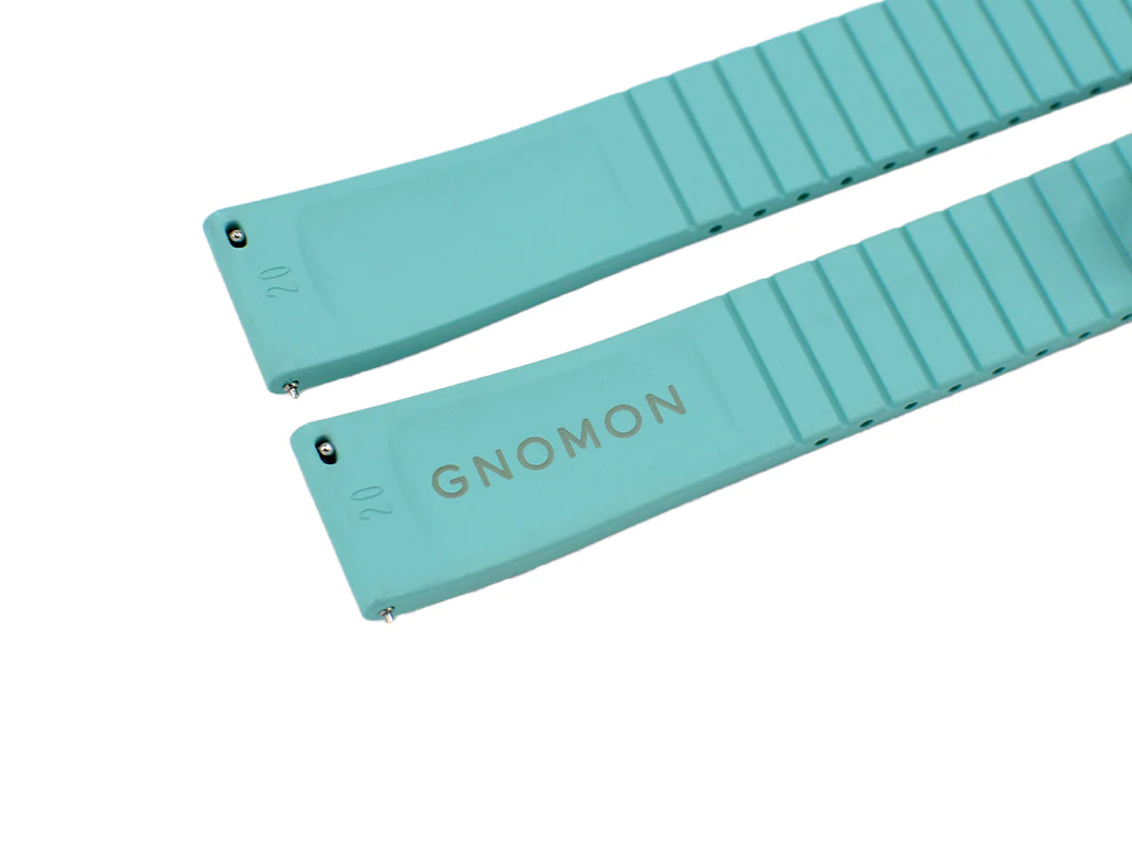 Gnomon FKM Sport Rubber Strap Turquoise - Image 5