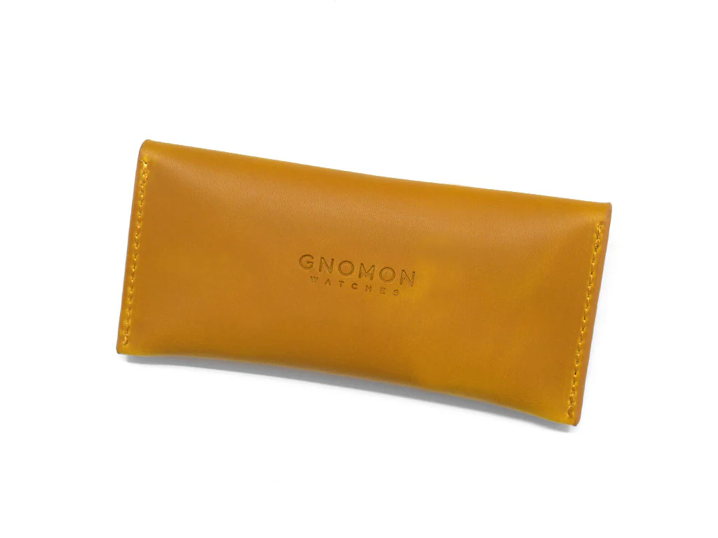 Gnomon Mini Watch Pouch - Mustard Yellow - Image 2