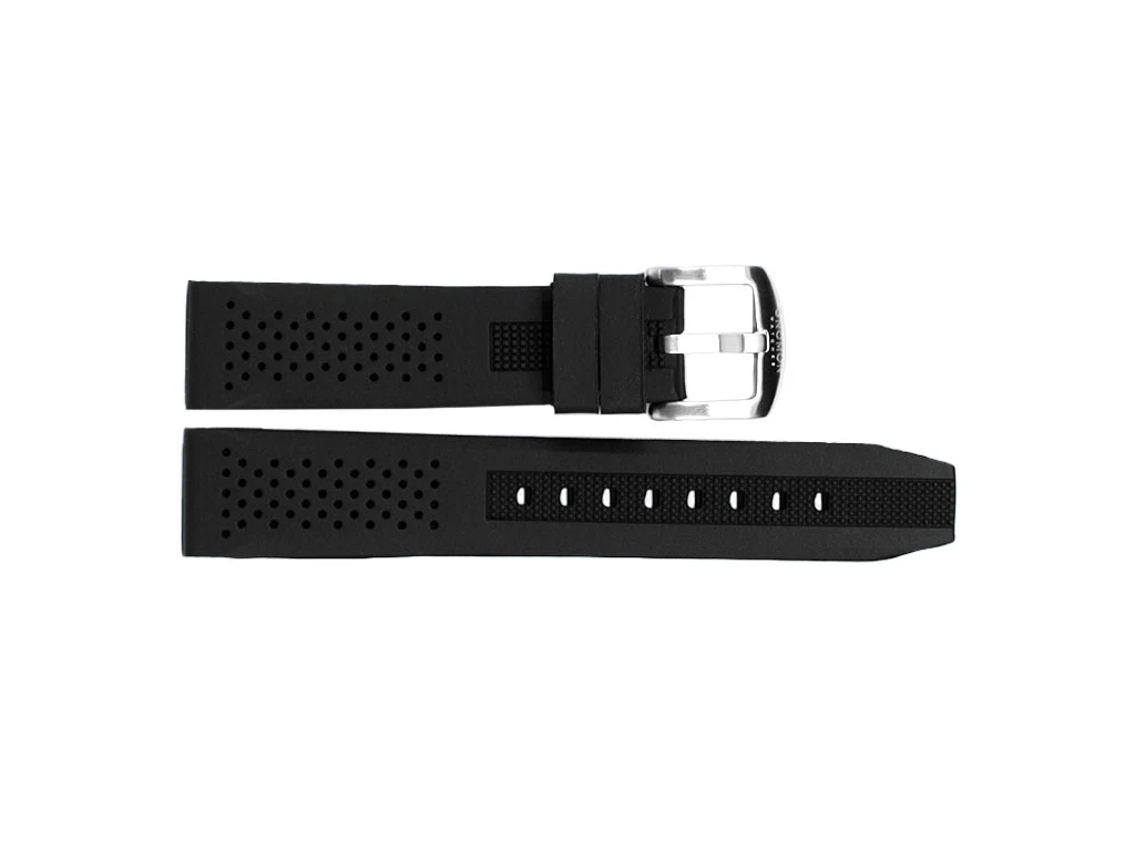 Gnomon Perforated Rubber Strap Black - Image 2