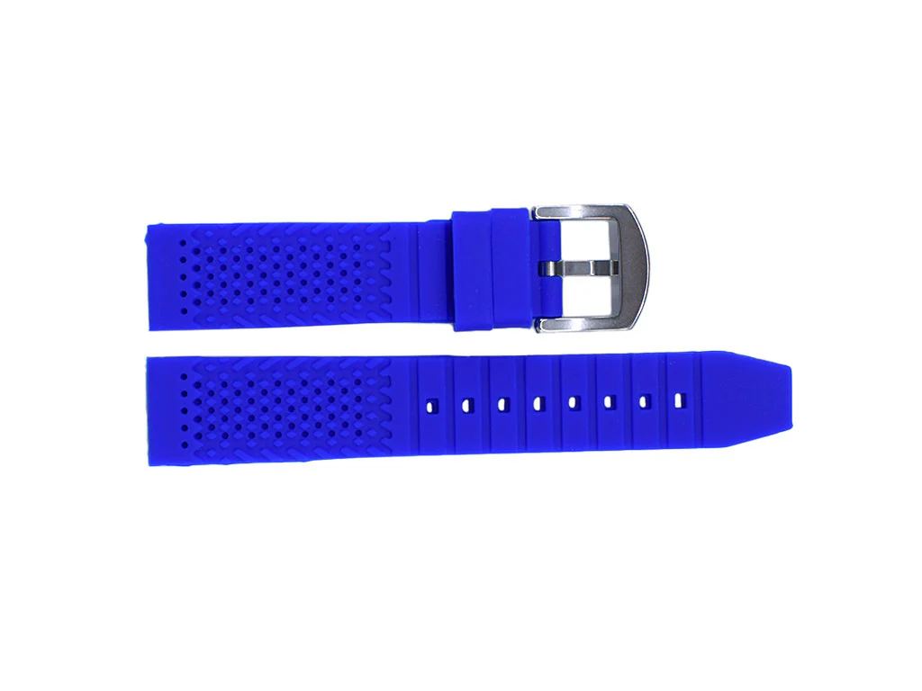 Gnomon Perforated Rubber Strap Blue - Image 3