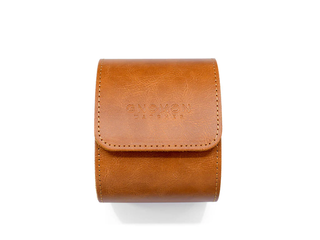 Gnomon Single Travelling Watch Roll - Tan Brown - Image 2