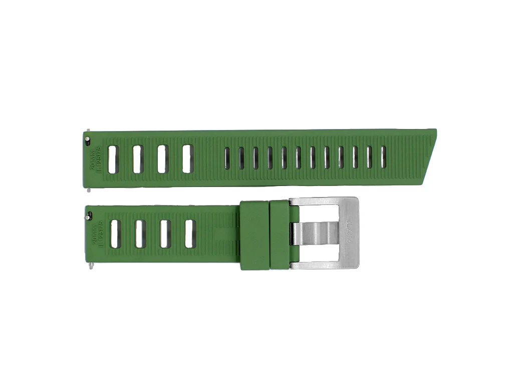 Gnomon Ventilé FKM Rubber Strap Green - Image 3
