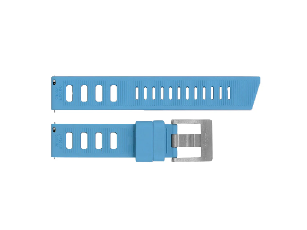 Gnomon Ventilé FKM Rubber Strap Light Blue - Image 3