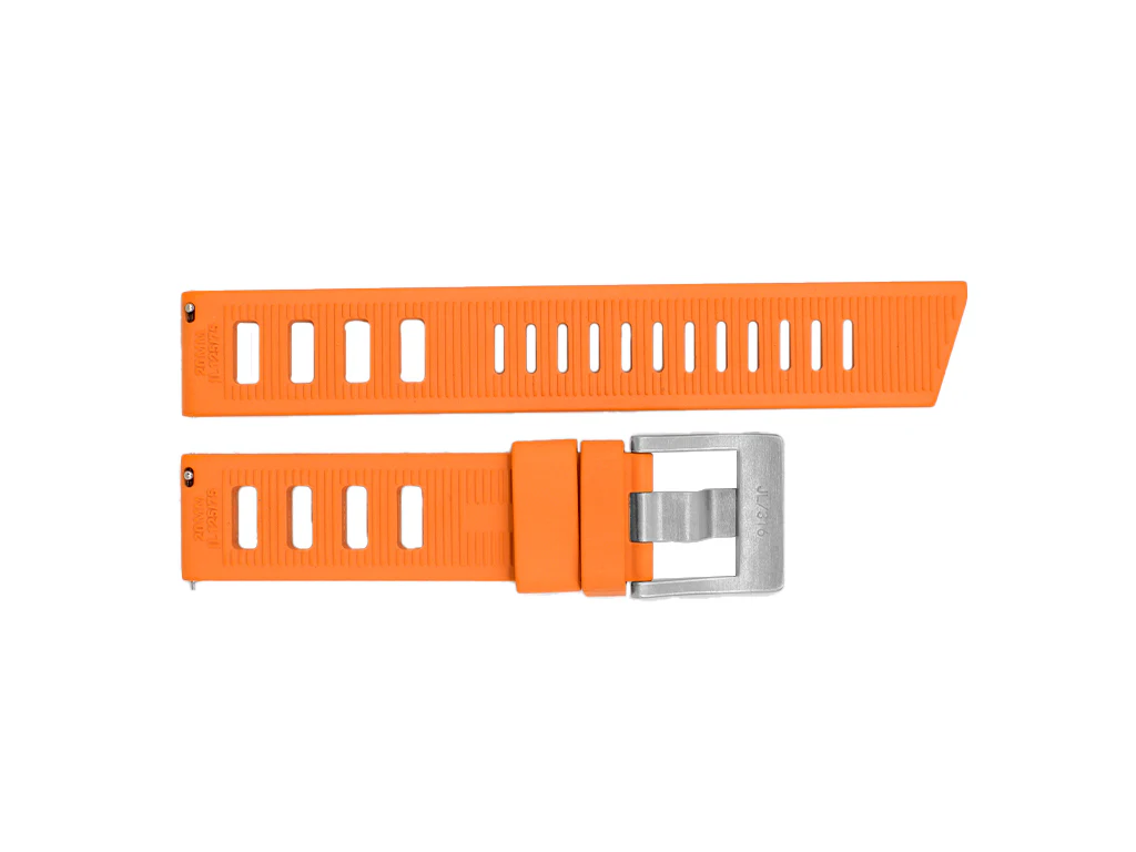 Gnomon Ventilé FKM Rubber Strap Orange - Image 3