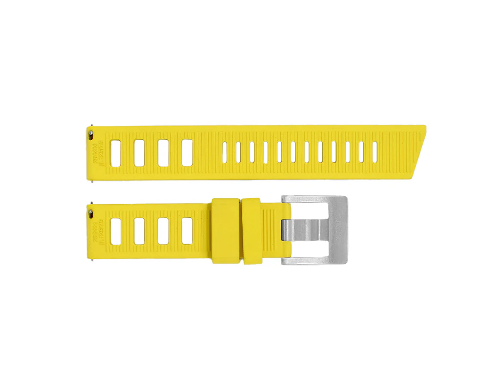 Gnomon Ventilé FKM Rubber Strap Yellow - Image 3