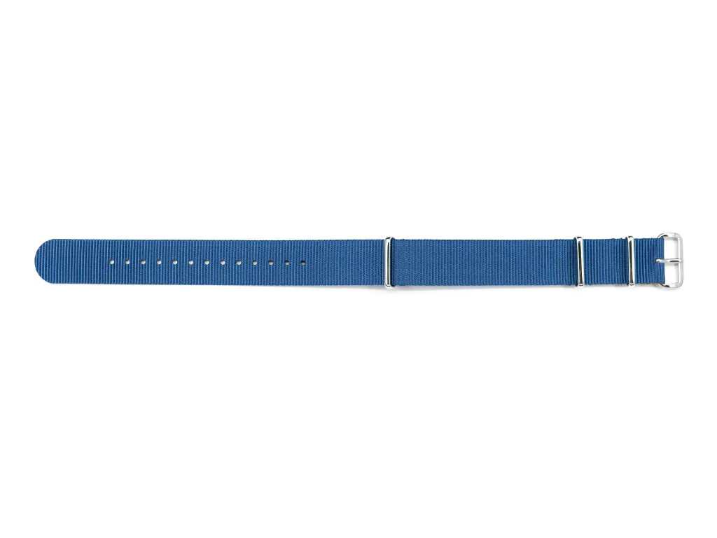 Hitori Blue Military Nylon  Strap - Image 2