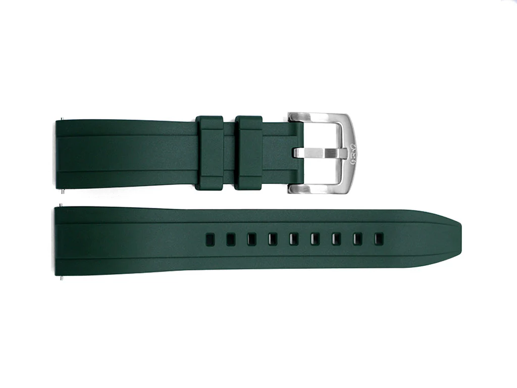 Hitori Forest Green Rubber Strap - Image 2