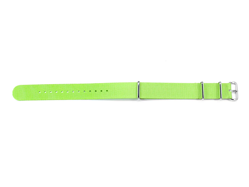 Hitori Neon Lime Military Nylon Strap - Image 2