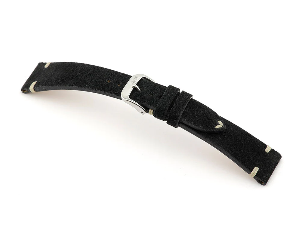 Hudson - Black - Genuine Suede - Image 2