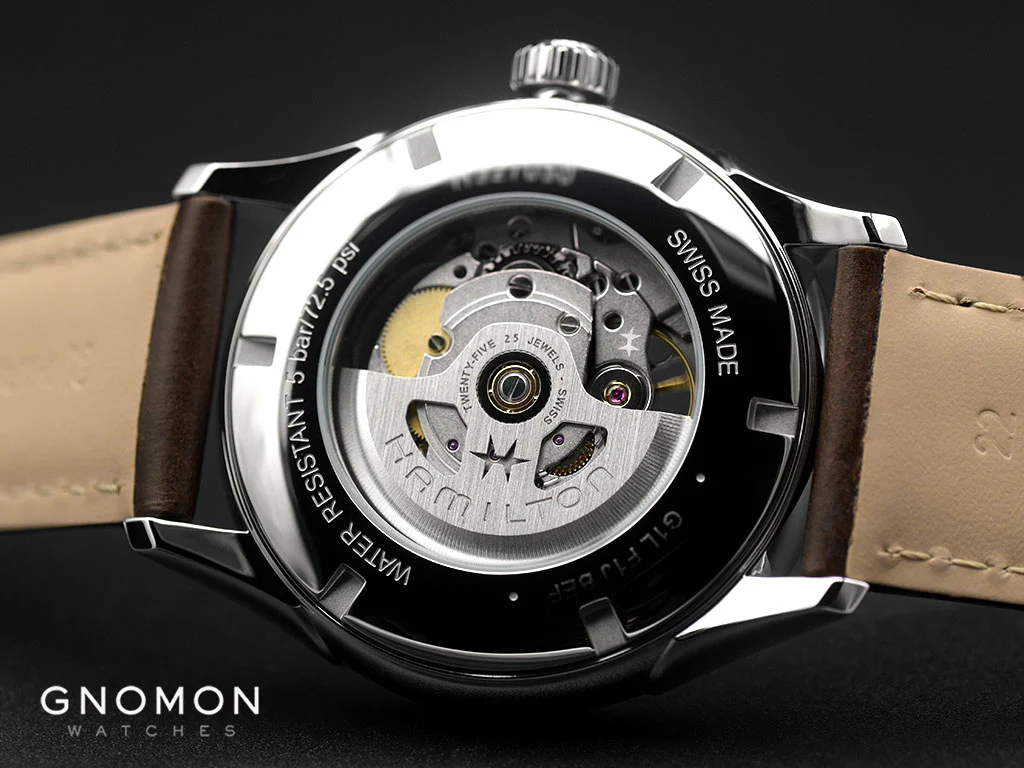 Jazzmaster Open Heart Auto 42mm Brown - Leather Ref. H32705501 - Image 10